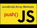 push() - JavaScript Array Methods