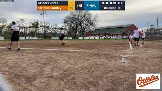 Orioles Gridley vs. Minor Giants (2024.03.20)