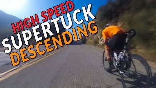 95km/h Descending down Mt. Baldy California - Downhill fun in SUPERTUCK