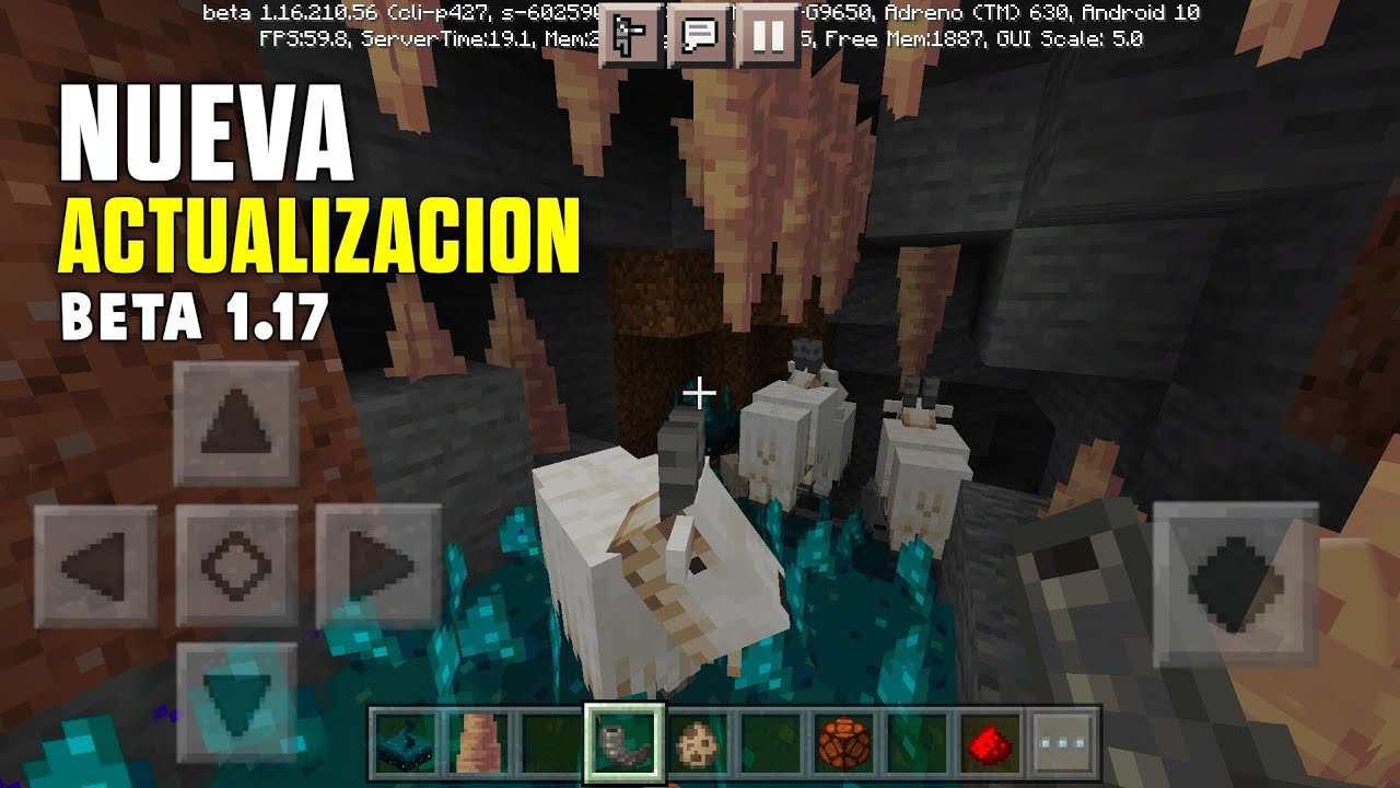 ¡NUEVA ACTUALIZACION DE MINECRAFT PE 1.17 BETA BEDROCK - NUEVAS COSAS ...