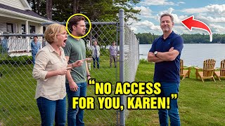 HOA Karen GAVE My Lakefront to Her Cousin — So I Fenced It & Locked Them Out!