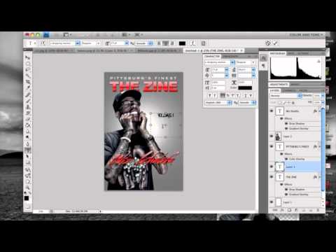 PHOTOSHOP TUTORIAL - HOW TO MAKE A MAGAZINE COVER PHOTOSHOP TUTORIAL - HOW TO MAKE A MAGAZINE COVER