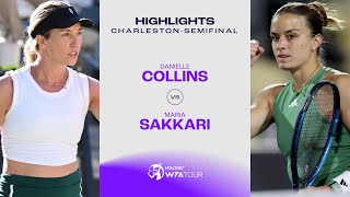 Maria Sakkari vs. Danielle Collins | 2024 Charleston Semifinal | WTA Match Highlights