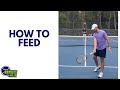 How To Feed Tennis Balls