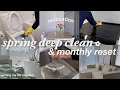 DEEP CLEAN MOTIVATION & MONTHLY RESET ROUTINE | Productive Day + Spring 2023