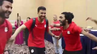 لاعبي الاهلي تحتفل بعيد ميلاد محمد صلاح 🔥