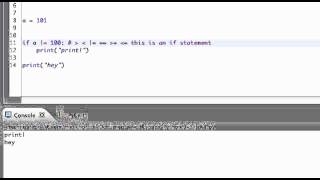 Intro To Python: Boolean operators
