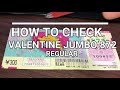 HOW TO CHECK VALENTINE JUMBO 872-Regular