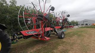 Walkaround Kverneland 13m 4 Rotor Rake 95130C