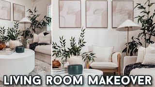 DIY LIVING ROOM MAKEOVER & HOME DECOR RE-STYLE | DECORATING IDEAS | DECORATING ON A BUDGET
