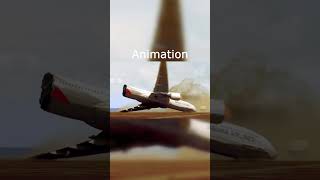 Animation vs Real Life - Asiana Airlines Flight 214 #planecrash