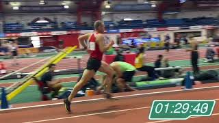 Clint “Flash” Santoro 1 Mile race at 2022 USATF Masters Indoor Track \u0026 Field National Championship