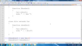 Hierarchical Inheritance In PHP