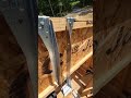 Quick Simpson Strongtie I joist Hanger install