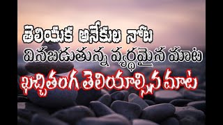 వ్యర్థమైన మాటలు పలికే సేవకులు ఉన్నారా?||Are there servants who speak vain words?||FJC MINISTRIES