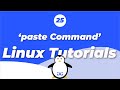 Linux Tutorials | paste command | GeeksforGeeks