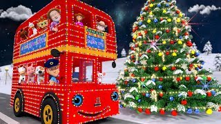 Christmas Wheels on the Bus | Xmas Songs for Kids & Nursery Rhymes by Little Treehouse