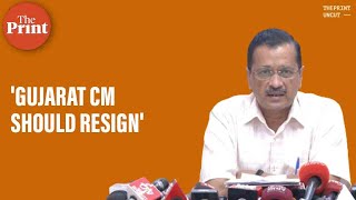 'Gujarat CM has no right to continue, should resign', Arvind Kejriwal on Morbi bridge collapse