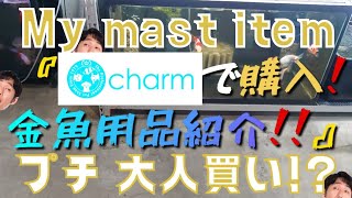 【金魚らいふ】金魚飼育の必需品！！charmさんでプチ大人買い購入！