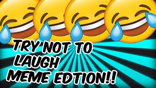 I GURANTEE THIS VIDEO WILL MAKE YOU HAPPY😁😂-TRY NOT TO LAUGH MEME EDITION