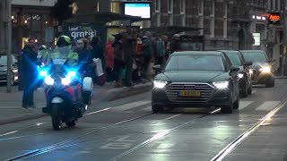 Politie begeleidt H.K.H. Prinses Margriet in Amsterdam! #903