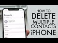 How To Delete Multiple Contacts On ANY iPhone!