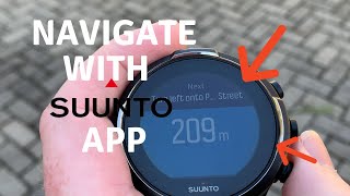 How to navigate on Suunto | Suunto App 2.4.1