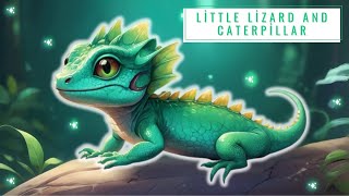 Little Lizard and Caterpillar/Children's Stories #lizard #cute #fun #cartoon #caterpillar #story