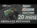 Learn BLENDER 2.83 LTS basics in 20 MINUTES | Blender for Beginners