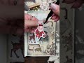 vintage christmas ♥️ asmr scrapbook journal with me using ferriswheelpress new port pirouette ink