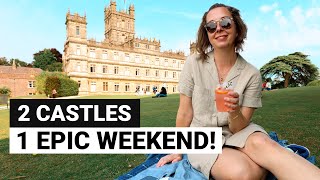 Exploring TWO English castles in 48 hours! | Highclere (Downton Abbey) and Windsor