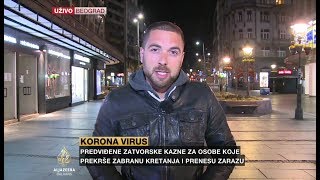 Kostić: Prazne ulice Beograda, počeo policijski sat