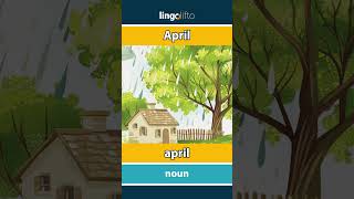 🇬🇧🇳🇴 April - april : vocabulary builder : learn English : la oss lære engelsk