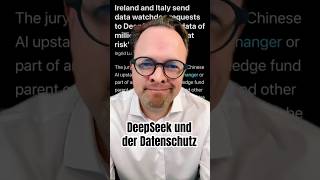 DeepSeek muss sich gegenüber der irischen und italienischen Datenschutzbehörde äußern. » eicker.TV