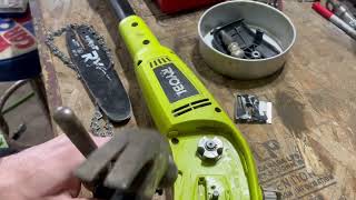 How To fix a Ryobi electric pole saw