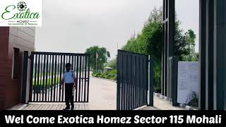 Exotica Homez 2\u00262+1BHK Luxury Floors | affordable Housing | Sector-115 Mohali | Kharar-Banur Highway