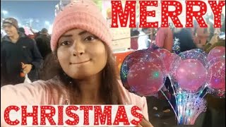 Merry Christmas Lucknow Hazratganj Vlog ❤️ 10,000+ people visit omg 😱😳