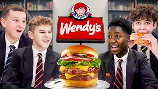 British Highschoolers try Wendy's for the first time!