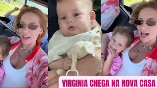 Virginia chega na casa nova muito emocionada será que vem outro bebe