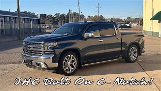 INSTALLING IHC BOLT ON C-NOTCH ON A 2021 SILVERADO!