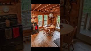 Secluded Log Cabin with Hot Tub in Wisconsin #Shorts