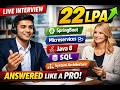 🔔 Capgemini Java Interview | 2–7 Years Experience | Java 8 | Spring Boot | Microservices | SQL