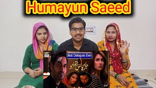 Indian Reaction on Meray Pass Tum Ho Best Dialogues Ever | Humayun Saeed | Pakistani Drama