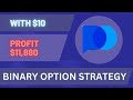 Binary Option Strategy $10 Become $11,880 IN 10 Minutes | BINARY OPTION BEST STRATEGY WITH NO LOSS!!