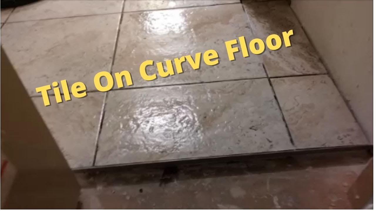 Tile Over A Curve Using Too Much Thinset - Simple Mistake - YouTube