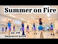 #위례재희라인댄스 남위례역앞 3번출구 (초중급 작품) Summer On Fire Linedance  썸머 온 파이어 라인댄스 