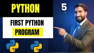 #5 First Python Program π₯ | Hello World in Python | Print Function Explained (Hindi)