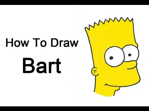 How To Draw Bart Simpson - YouTube