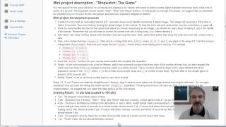 6 3 Stopwatch The game 952 | Python Tutorial