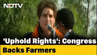 Farm Laws Will Help The Rich, Says Priyanka Gandhi Vadra